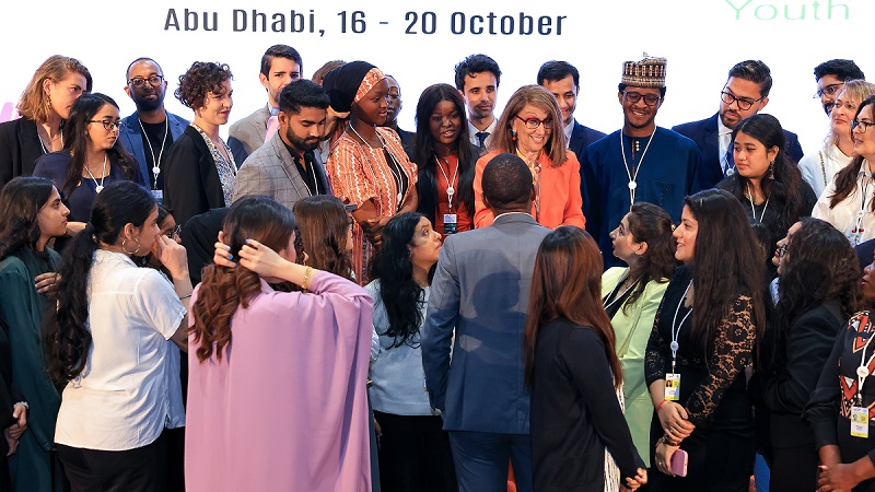 UNCTAD Secretary-General Rebeca Grynspan meets participants at the 4th UNCTAD Youth Network