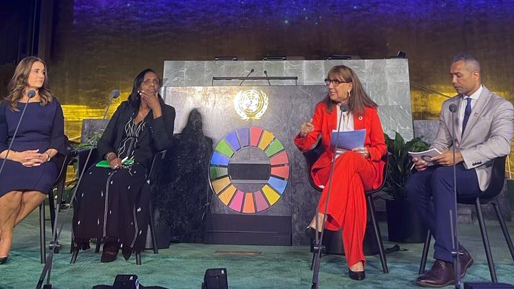 Rebeca Grynspan at the UN General Assembly's SDG Moment