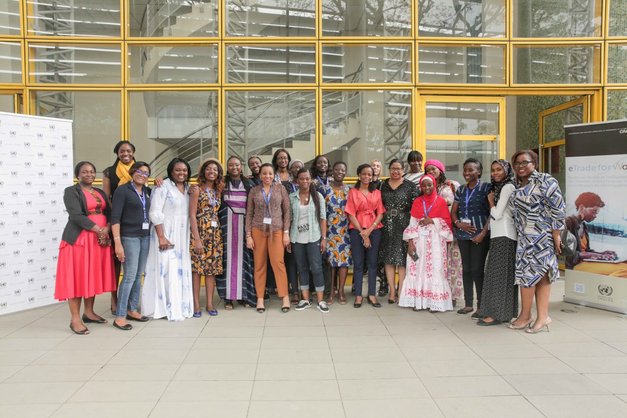 Participants at the eTrade for Women masterclass in Abidjan