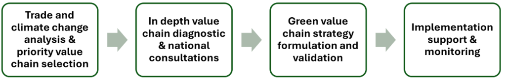 Key steps of the sustainable export strategy development process