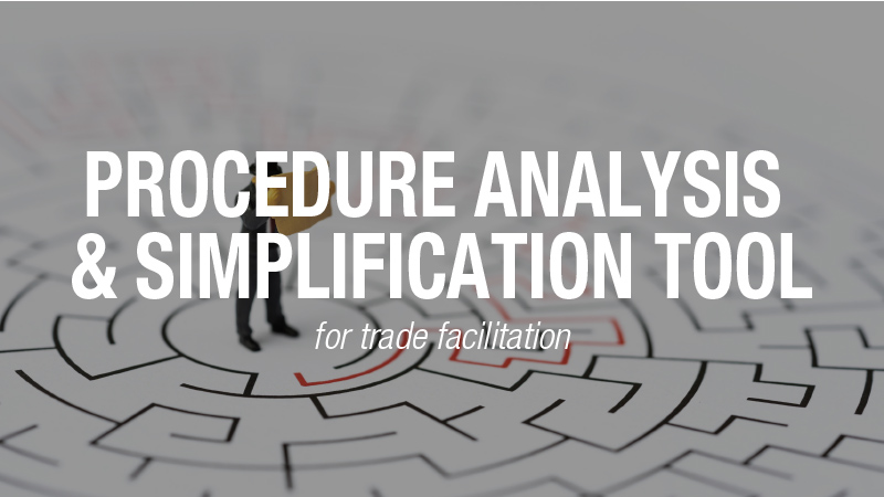 Procedure analysis and simplification tool for trade facilitation