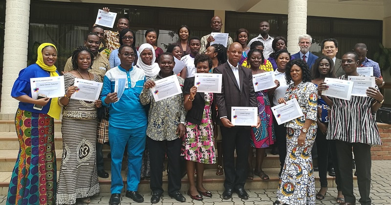 Participants at the workshop