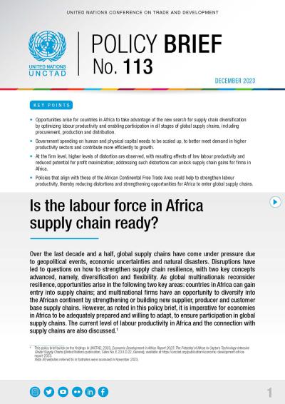 Cover image for Is the labour force in Africa supply chain ready?