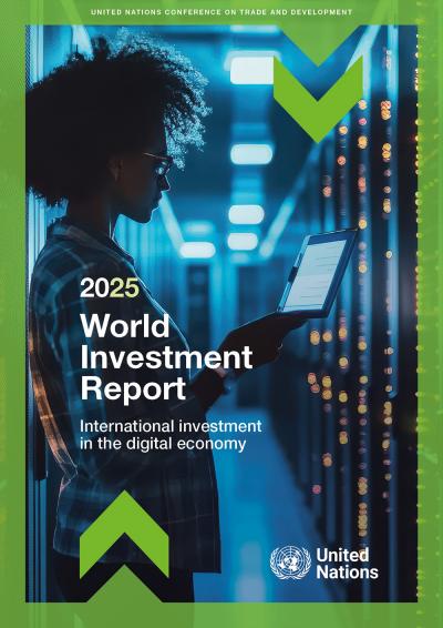 Cover image for Rapport sur l'investissement dans le monde 2025 : investissement international dans l'économie numérique
