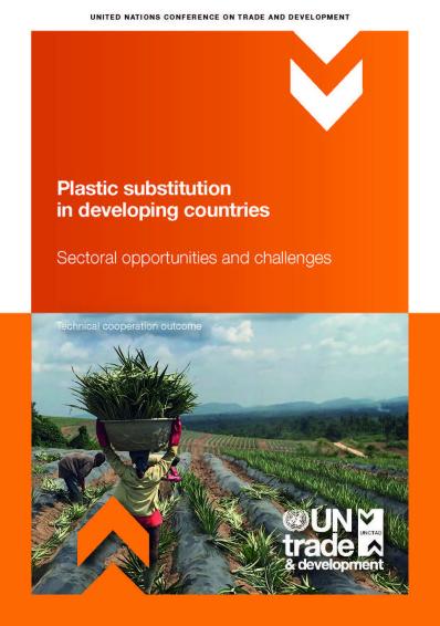 Cover for Plastic substitution in developing countries: Sectoral opportunities and challenges