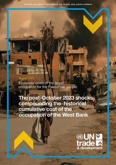 Cover for Economic costs of the Israeli occupation for the Palestinian people