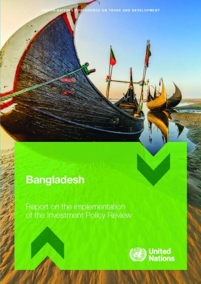 Cover for Report on the implementation of the Investment Policy Review of Bangladesh