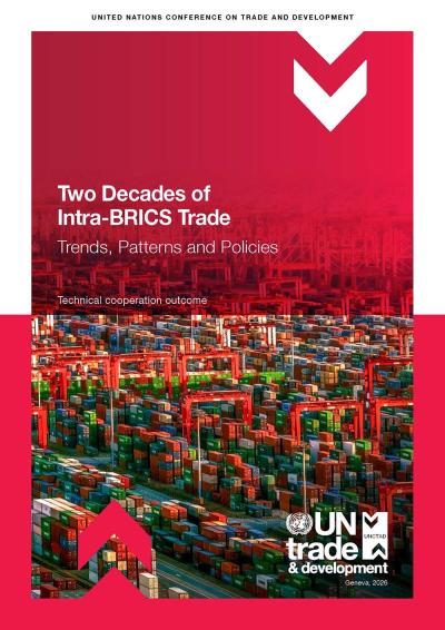 Cover for Two decades of intra-BRICS trade: Trends, patterns and policies