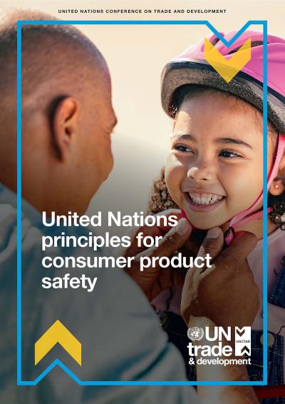 Cover for United Nations principles for consumer product safety