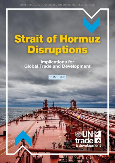 Cover for Strait of Hormuz disruptions: Implications for global trade and development