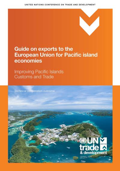 Cover for Guide on exports to the European Union for Pacific island economies