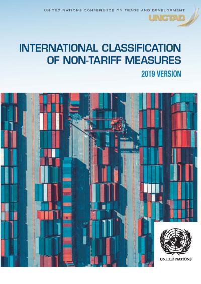 Cover for International Classification of Non-tariff Measures - 2019 version
