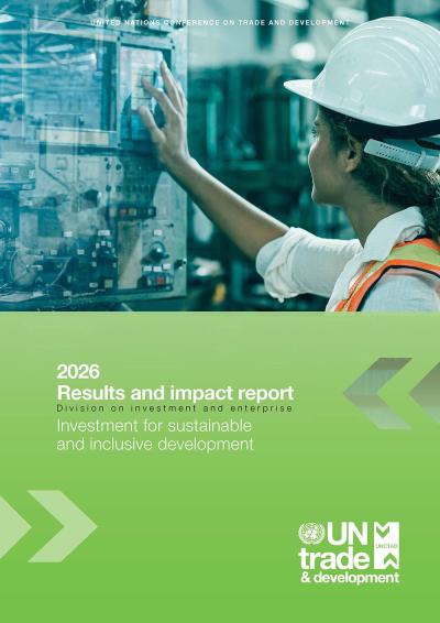 Cover for Division on Investment and Enterprise: Results and Impact Report 2026
