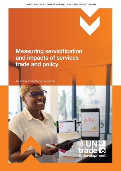 Cover for Medición de la servitización e impactos del comercio y las políticas de servicios