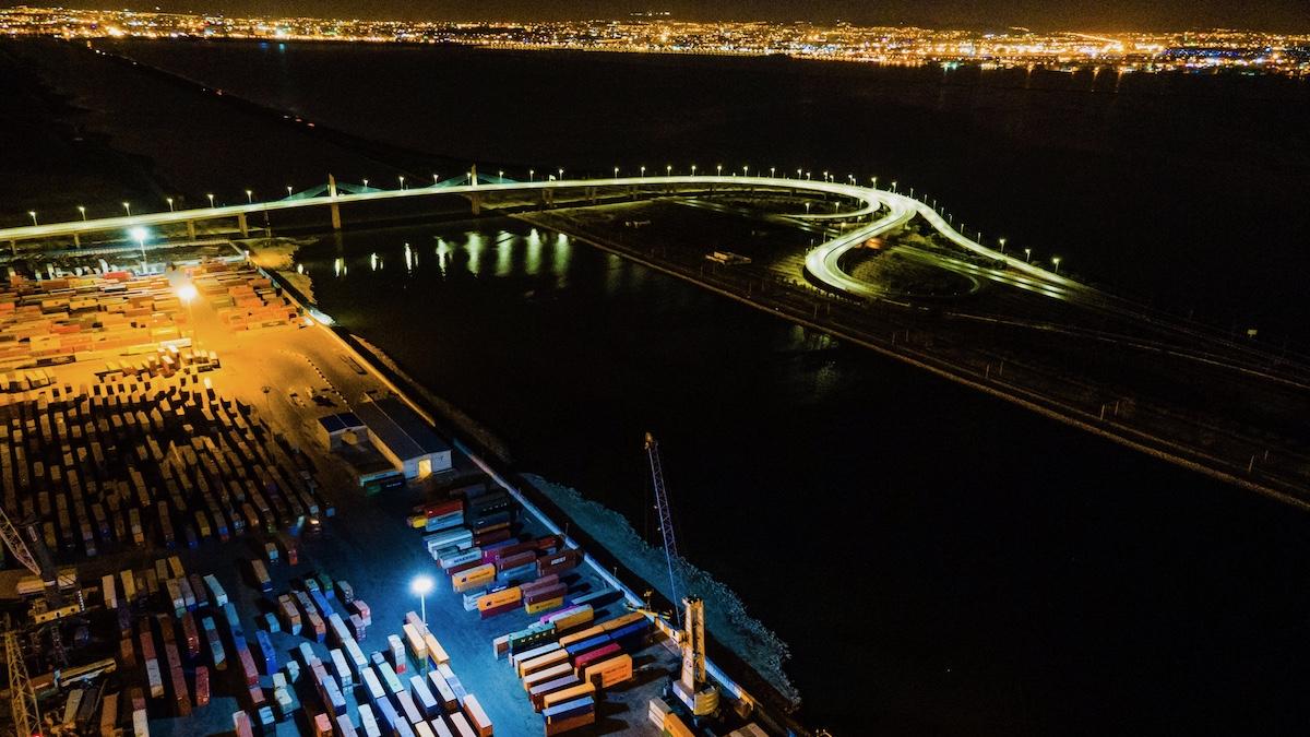 Le port de Rades, Tunisia