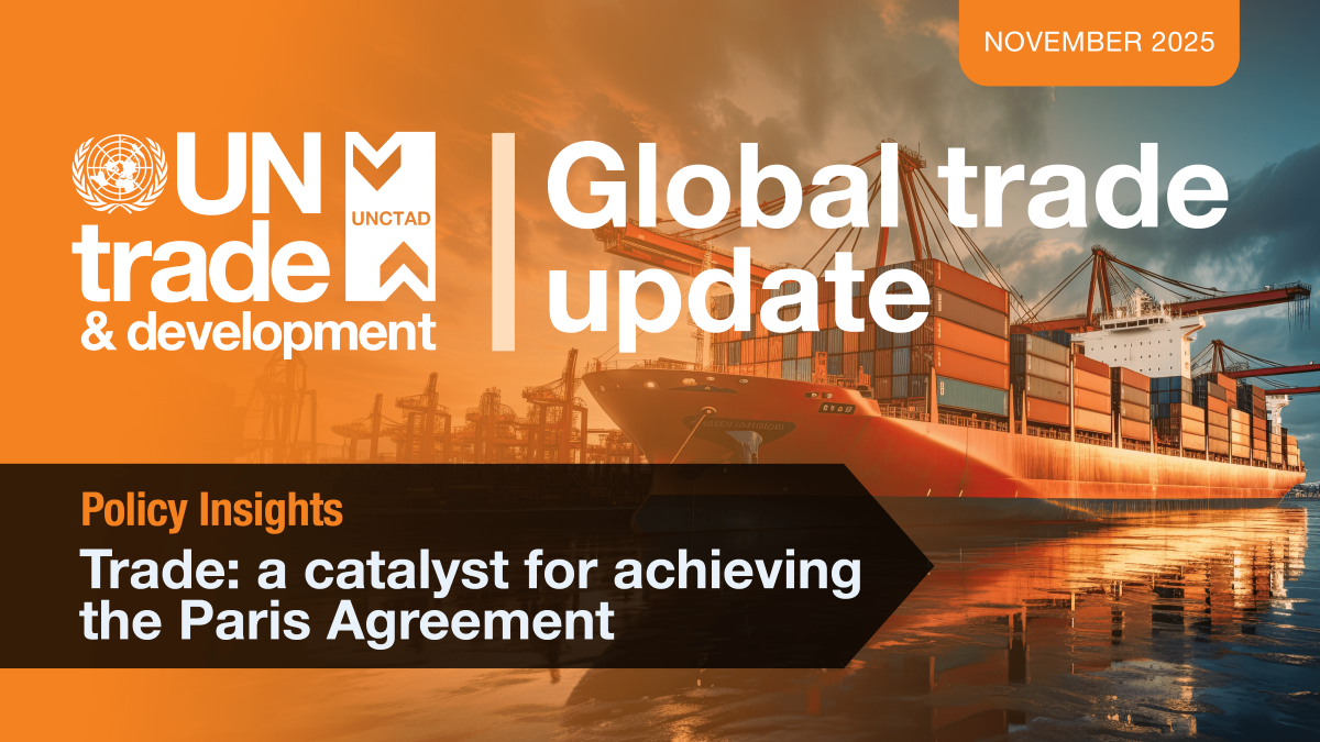 Cover image of the Global Trade Update for November 2025