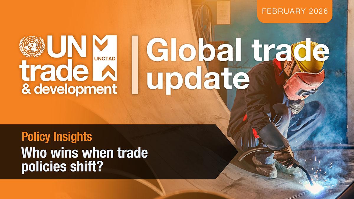 A cover image of the Global Trade Update for February 2026