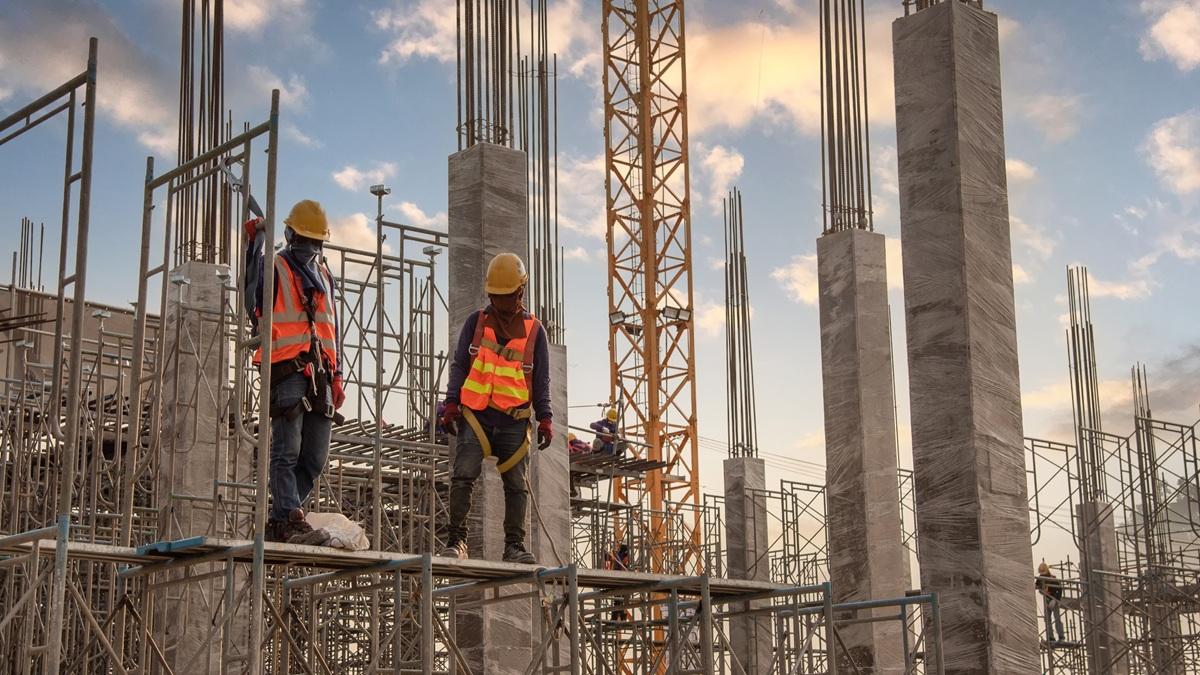 A construction site.