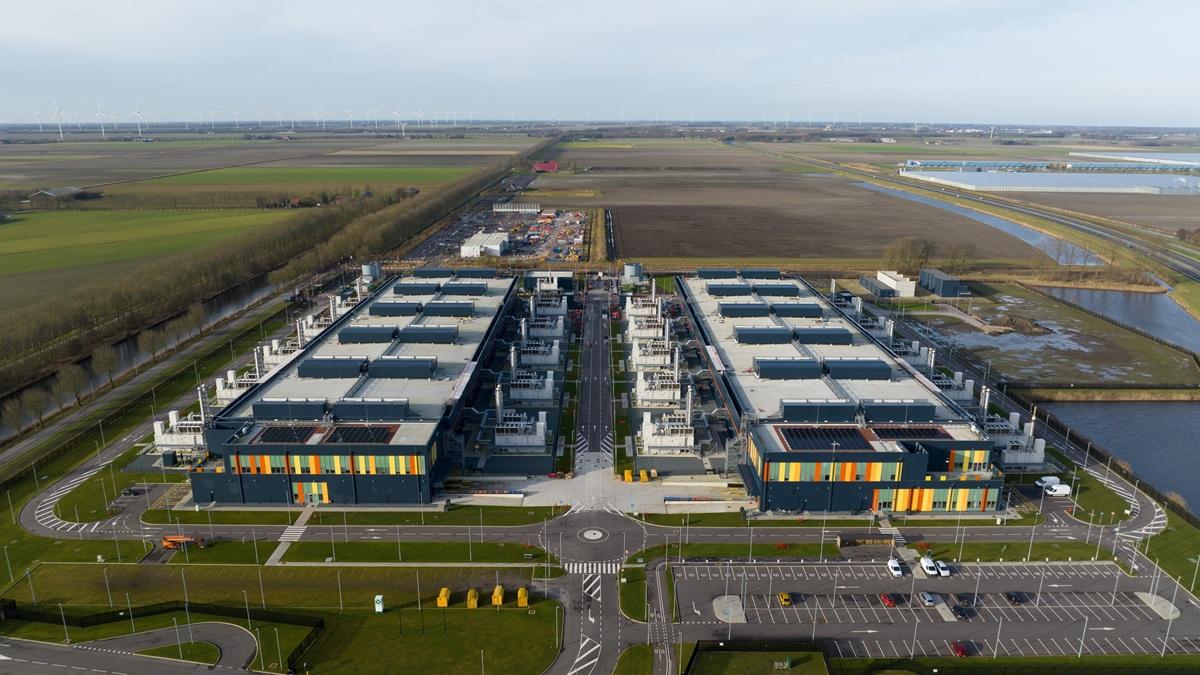 A supercomputer data centre in the Kingdom of the Netherlands.