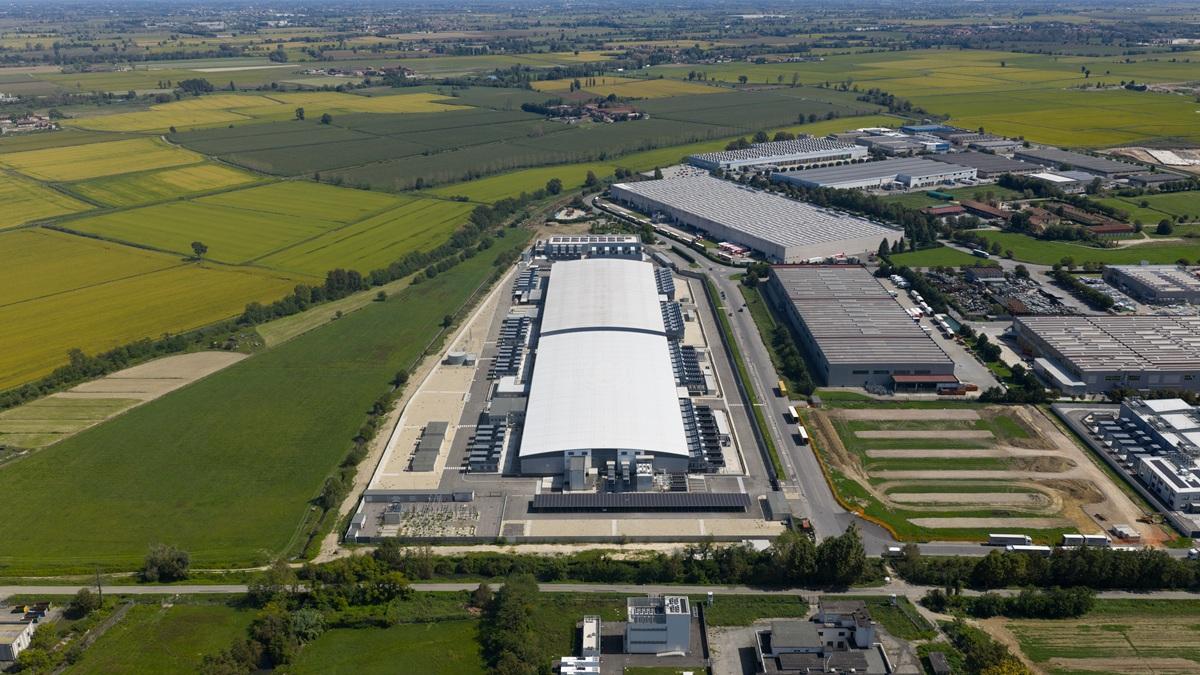 A data centre in Milan, Italy.