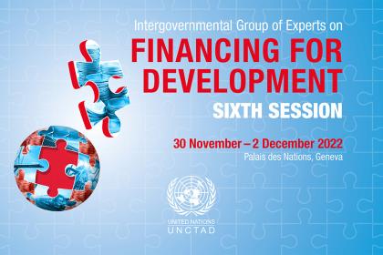 IGE on  Financing for Development, 6th session