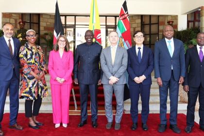 La cheffe de la CNUCED rencontre le Président du Kenya