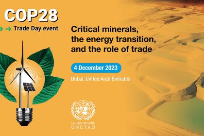 COP28 Trade Day event: Critical minerals, the energy transition and the role of trade