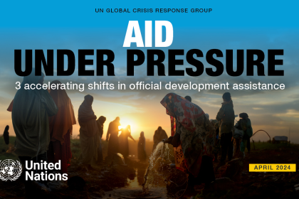 'Aid under pressure' report is available for delegates
