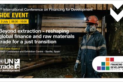 FFD4 side event:  Beyond extraction - reshaping global finance and raw materials trade for a just transition 
