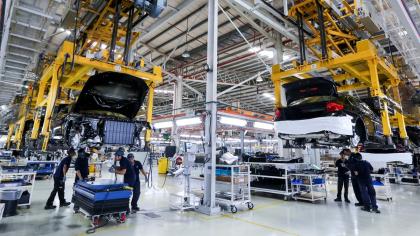 An automotive assembly plant in Kedah State, Malaysia.