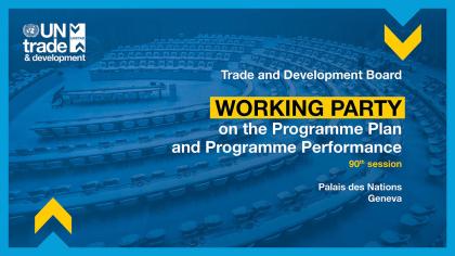 Working Party on the Programme Plan and Programme Performance, 90th session 