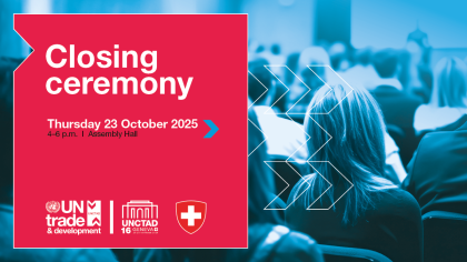 UNCTAD16 Closing Plenary and Closing Ceremony