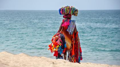 Angolan woman small trader.