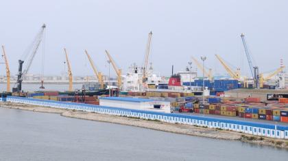 The port of Rades, Tunisia. 